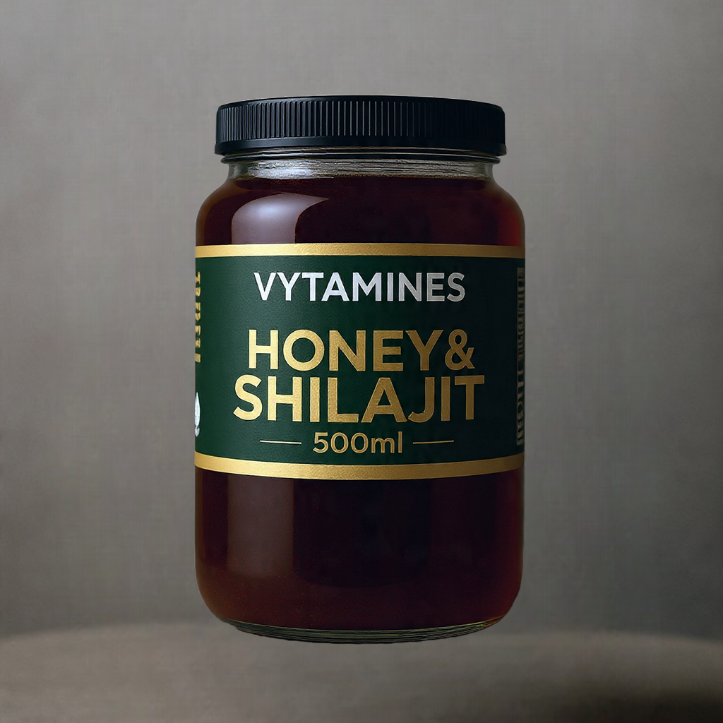 Honey & Shilajit 500ml – Pure Himalayan Energy Blend